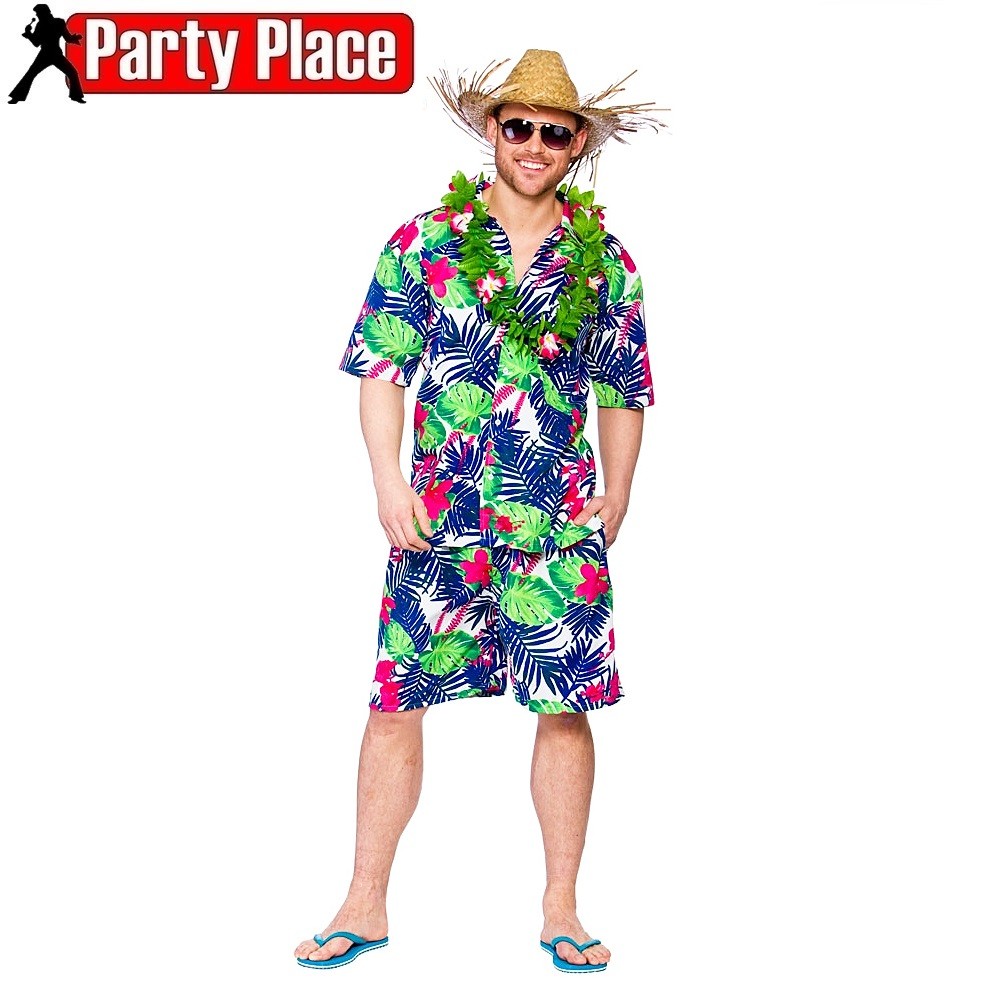 Hawaiian Beach Party Set (PP07149) – Party Place | 3 floors of costumes ...