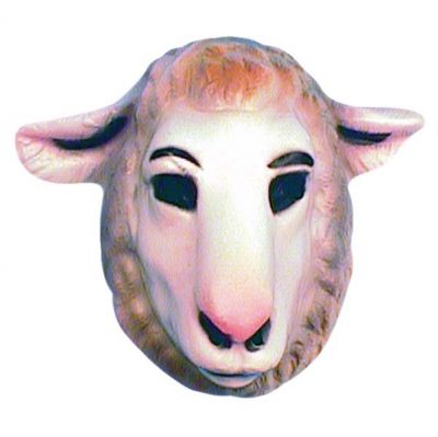 Plastic Lamb Mask (PP00572)