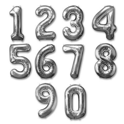 Silver Numbers (Large)